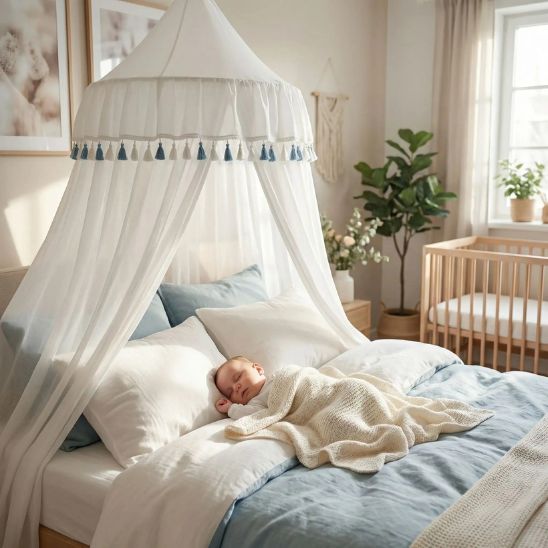 ciel de lit qui change toute l_ambiance en 5 minutes un someil paisible