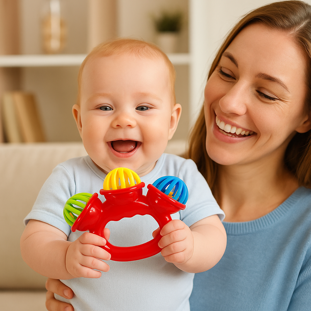 hochet bebe cloche qui-donne la joix en famille