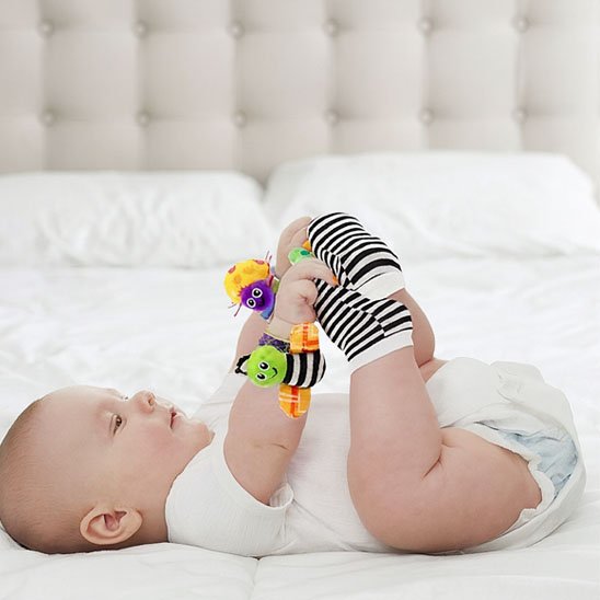 Hochet bébé en bois naturel | ÉveilNature