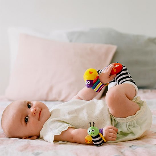 Hochet bébé en bois naturel | ÉveilNature