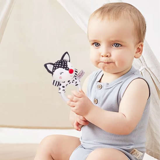 Hochet bébé encouragent bébé à attraper