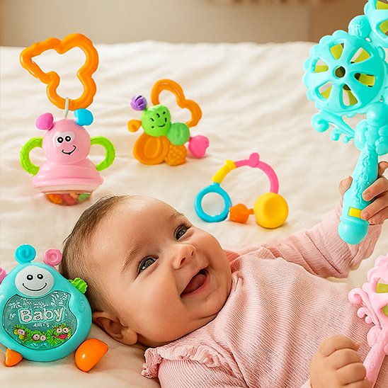 Hochet bebe qui animes de joie 