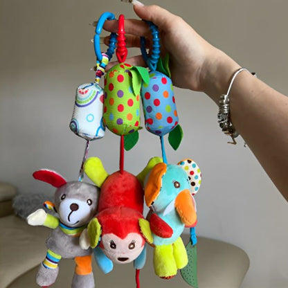 hochet bebe sensoriel colore animal