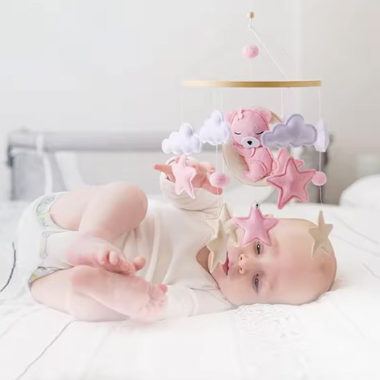 Mobile bebe bébé s’endort, les rêves commence
