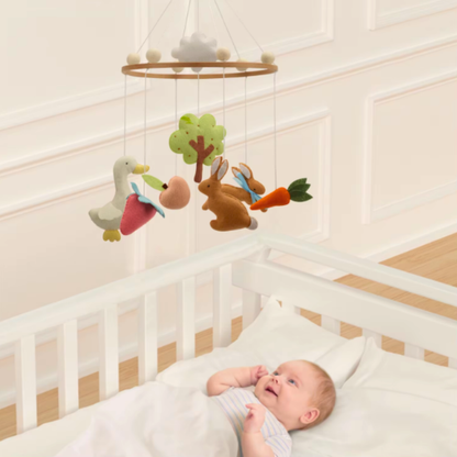 mobile bebe la douceur naturel pour bebe