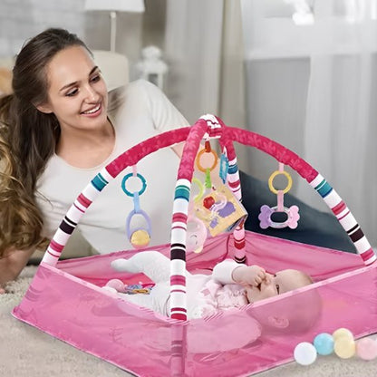 tapis d'éveil avec  bebe et maman 