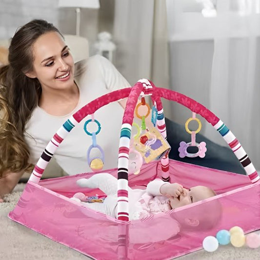 tapis d'éveil avec  bebe et maman 