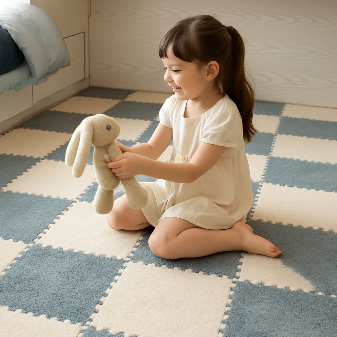 tapis d eveil blans gris