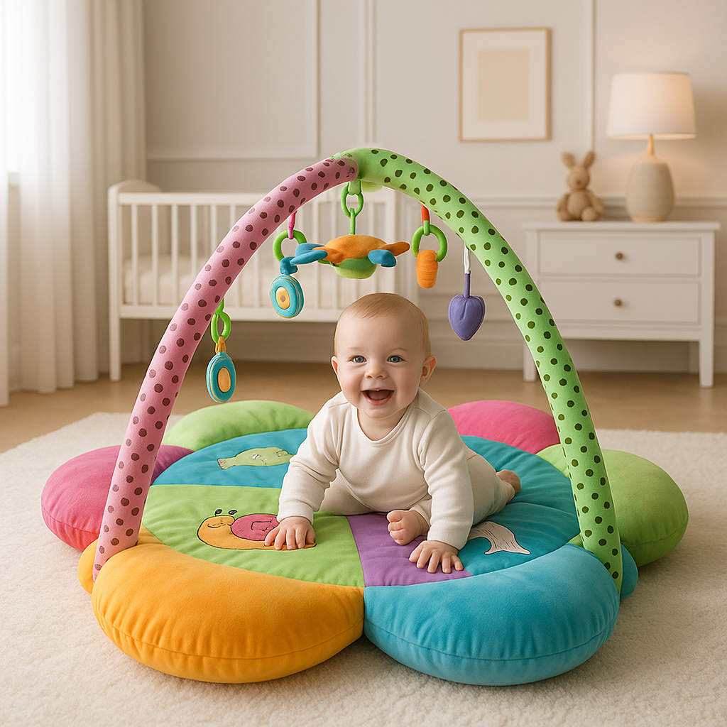 tapis d eveil qui stimule la vue