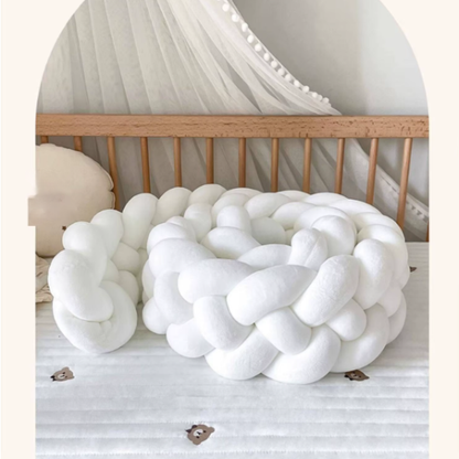 tressé de lit bebe blanc confortable