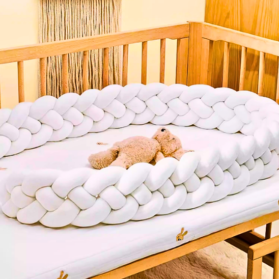 tresse de lit bebe blanc confortable