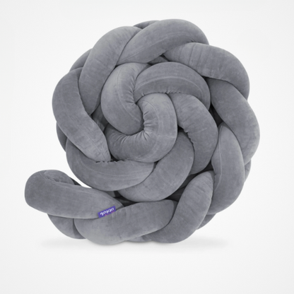 tresse de lit gris pour lit bebe